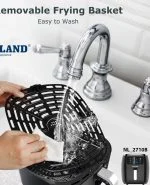 سرخکن بدون روغن 6 لیتری نیولند مدل 2710B - تصویر 7