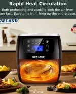 سرخکن بدون روغن 6 لیتری نیولند مدل 2710B - تصویر 3