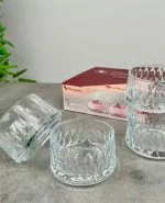 پیاله پاشاباغچه طرح لیفی (Leafy) ست ۴ عددی کد ۵۳۰۱۶۶ - تصویر 3