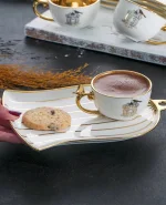 قهوه خوری فنجان نعلبکی آجار کدHXF-12090