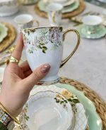 سرویس پذیرایی kit art ست کامل 6نفری رنگ کاهویی کد 1016 - تصویر 2