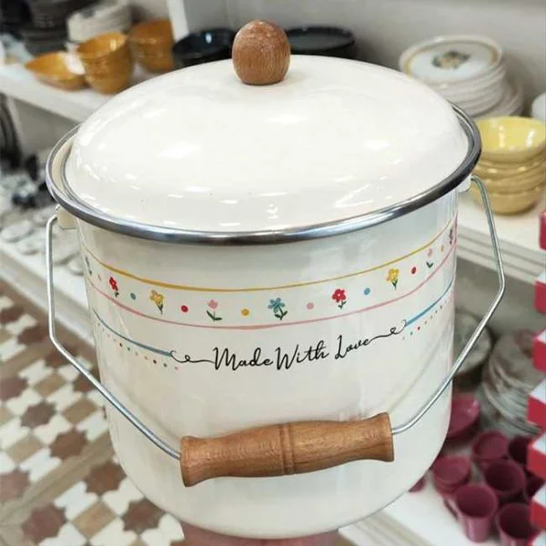 ظرف روغن و شیر لعابی کد 007719