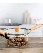 قابلمه پیرکس دسته چوبی کدkit_764 - تصویر 2