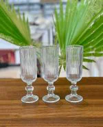 گیلاس پایه بلند شیاردارکدKit_710
