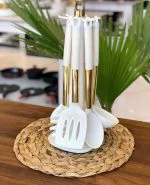 کفگیر و ملاقه سیلیکونی arow کد 2660