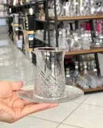 استکان نعلبکی 12پارچه پاشاباغچه کدTIMELESS - تصویر 4