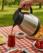 فلاکس چای 1.5 لیتری فلزی کاراجا کد 502000154