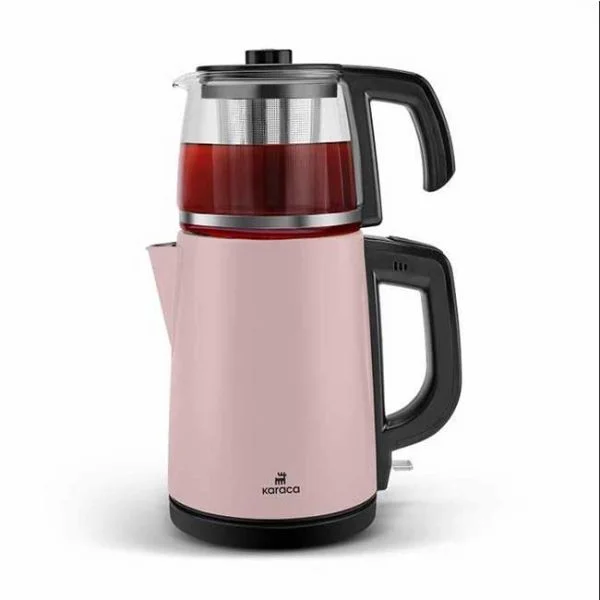 چای ساز یاسی کیهانی وقوری شیشه ای کاراجا کد 502000515