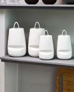 جا ادویه ای 4 تایی سفید Sunset کاراجا کد 502000639