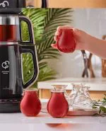 فنجان چاي خوري6 نفره شيشه اي تاتلي جان كاراجاکد 502000593