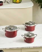 ست جهیزیه 14پارچه اروا امایه قرمز کاراجا کد 502000546 - تصویر 4
