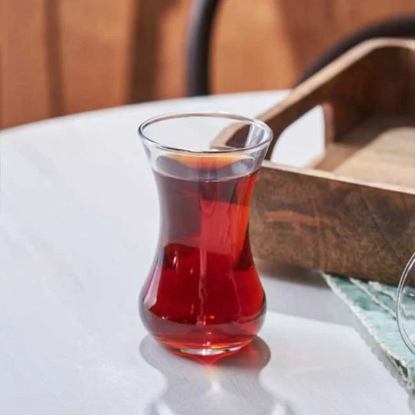 ست استکان چای خوری شیشه ای 6 نفره وفا کاراجا کد 502000589