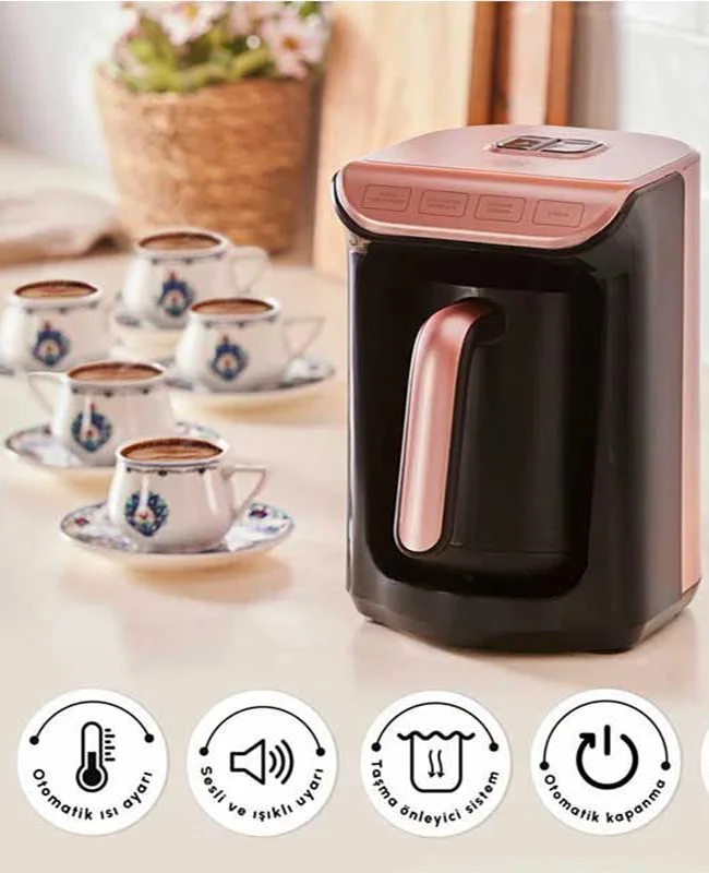 قهوه ساز ترکی Hatir koz با شیر رز گلد کاراجا کد 502000560
