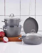 سرویس قابلمه 7 پارچه کرکماز مدل Nea کد 2982 - تصویر 2