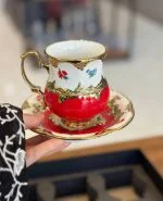 ست چایخوری طلاکوب پاشاباغچه کدHAN-01