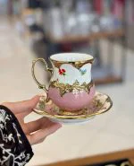 ست چایخوری طلاکوب پاشاباغچه کدHAN-01