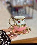 ست چایخوری طلاکوب پاشاباغچه کدHAN-01