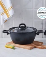ماهیتابه درب دار 24سانتی الماس کاراجا کد 502000186