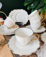 فنجان و نعلبکی 6 نفره سرامیکی کد 101801-P/POR
