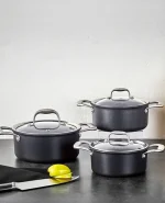 سرویس قابلمه 6 پارچه کاراجا(بیو الماس میدی)کد 502000232 - تصویر 2