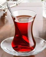 استکان نعلبکی 6تایی پاشاباغچه مدل وفا 969428
