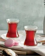 استکان نعلبکی 6تایی پاشاباغچه مدل وفا 969428