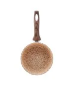 شیرجوش 18 سانتی دسته دار نقره ای بیوگرانیت کاراجا 502000075
