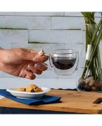 فنجان شیشه ای دو جداره کاراجا کد 502000743
