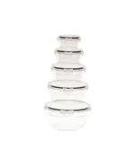 ست نگهدارنده5تایی دایره ای مدلLC335ایراک پلاستیک کد601000027 - تصویر 2