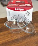 ست قابلمه پیرکس 3تایی مدل borcam از پاشاباغچه کد 159021 - تصویر 2
