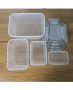 ست نگهدارنده عمیق 4 تایی مدل LC355 ایراک پلاستیک کد601000017 - تصویر 2