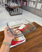 تابه پیرکس مربع گود مدل borcam ازپاشاباغچه کد 59034 - تصویر 4