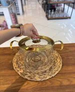قابلمه پیرکس رنگ طلایی از perotti کد LOGAN-17642 - تصویر 7