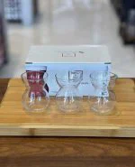 استکان کمر باریک6 تایی مدل Dantel از پاشاباغچه کد 42841 - تصویر 7