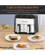 سرخ کن و هواپز نیولند کد NEW-LAND-2745BS - تصویر 2
