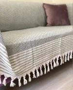 روکش مبل چند منظوره نخی طرح diamond کد 4033