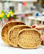 سینی حصیری اجار کد019