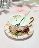 نسکافه خوری طلاکوب وارداتی کدkit-92