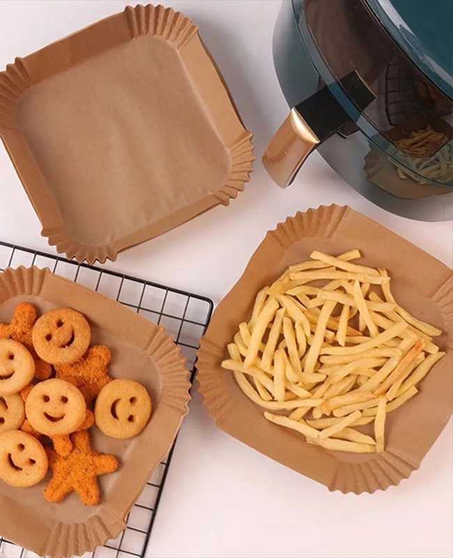 کاغذ روغنی سرخ کن مدل Air Fryer(3) کاغذ روغنی سرخ کن مربع مدل Air Fryer - تصویر 4
