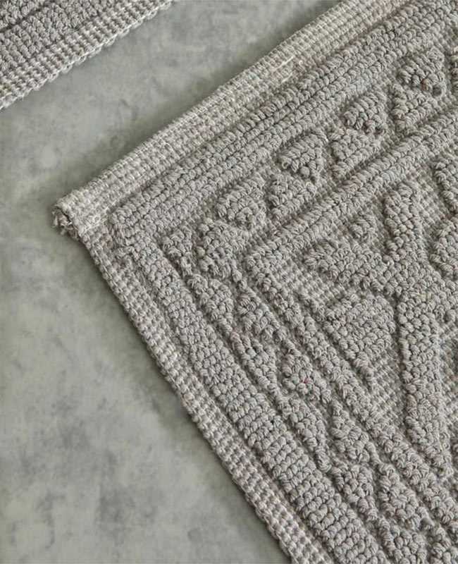 ست-۲-تکه-پادری-حمام-Karaca-Home-کد-5050003971 ست ۲ تکه پادری حمام Karaca Home کد 505000397