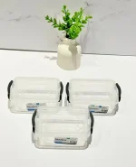 ظرف نگهدارنده مستطیلی قفل دار 0.3لیتری هوبی لایف کد021046