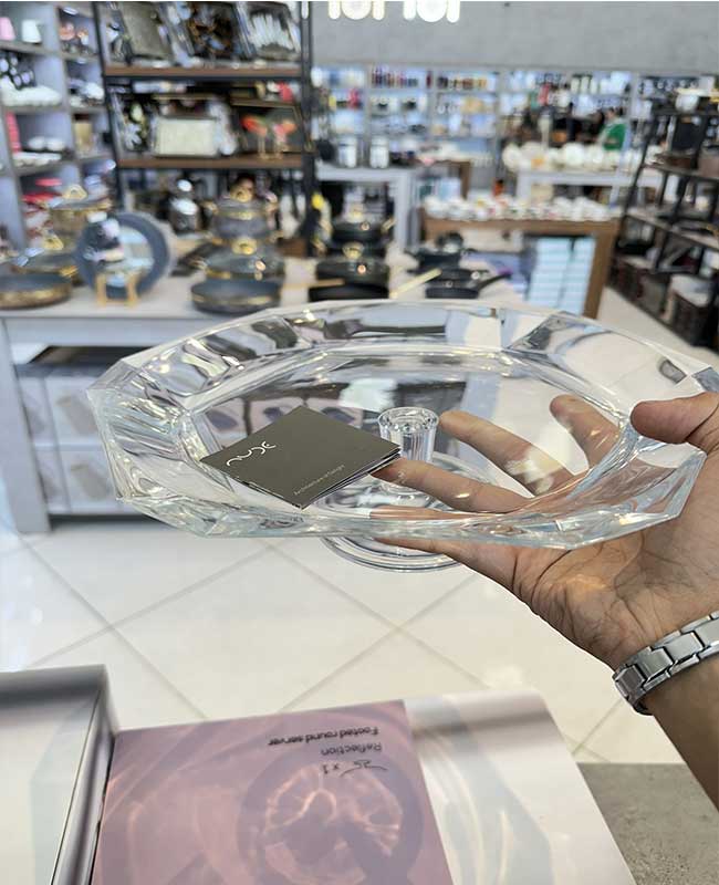 1 شیرینی خوری پایه دار مدل گریس پاشاباغچه کد95461/4 - تصویر 2