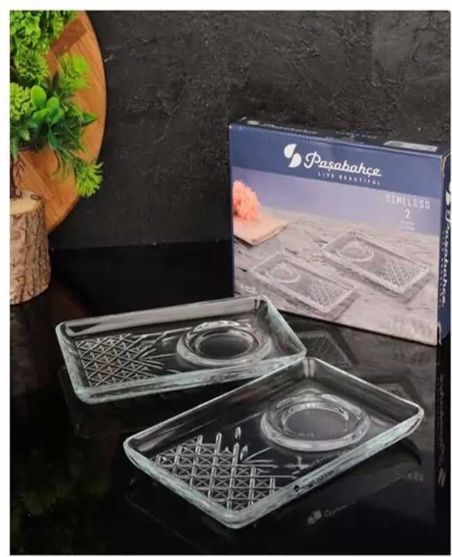 زیر استکانی جفتی مستطیلی مدل Timelessپاشاباغچه کد 54851