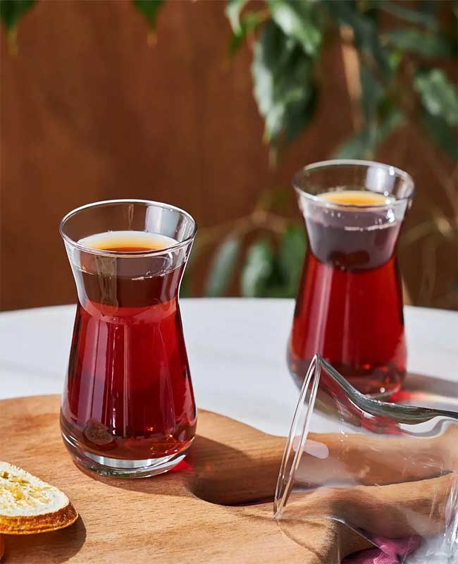 2 ست چای خوری شیشه ای 6 نفره ایرم کاراجا کد 502000590 - تصویر 2