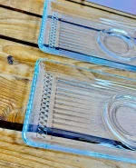 نعلبکی جفتی Elysia شیشه ای پاشاباغچه کد54901