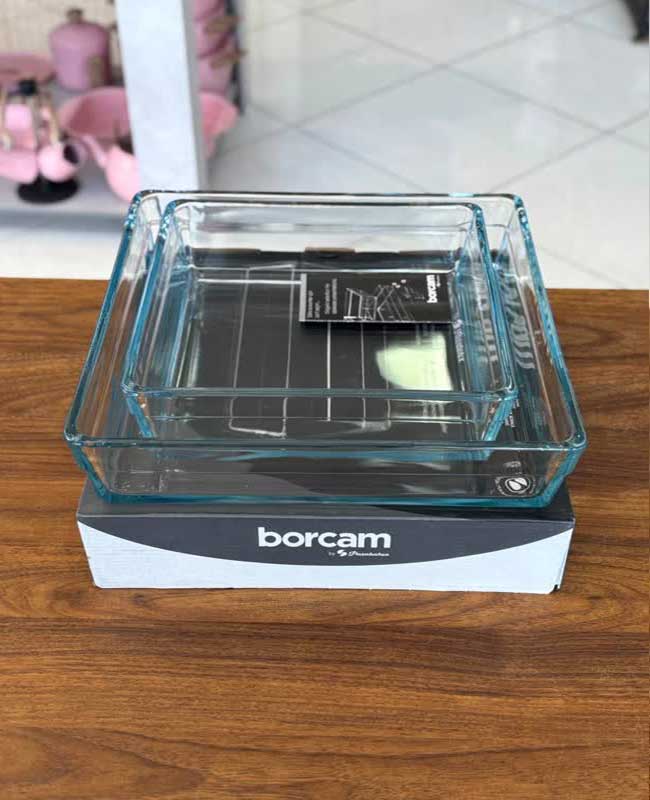 12 تابه پیرکسی مربع مدل borcam از پاشاباغچه کد 59304 - تصویر 12