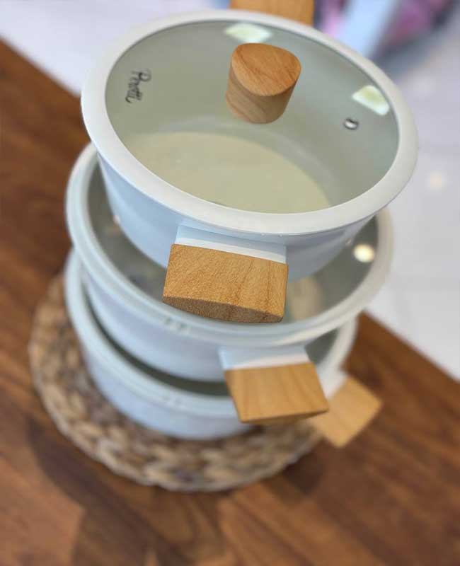 5 ست قابلمه و تابه مدل Danish cook از Perotti کد PEROTTI-0020 - تصویر 6