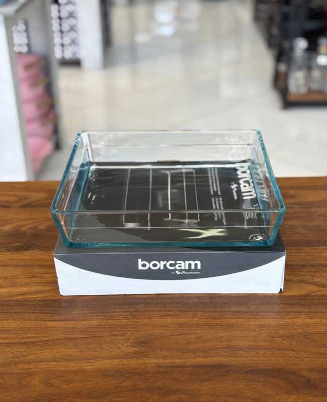 5 تابه پیرکسی مربع مدل borcam از پاشاباغچه کد 59304 - تصویر 5