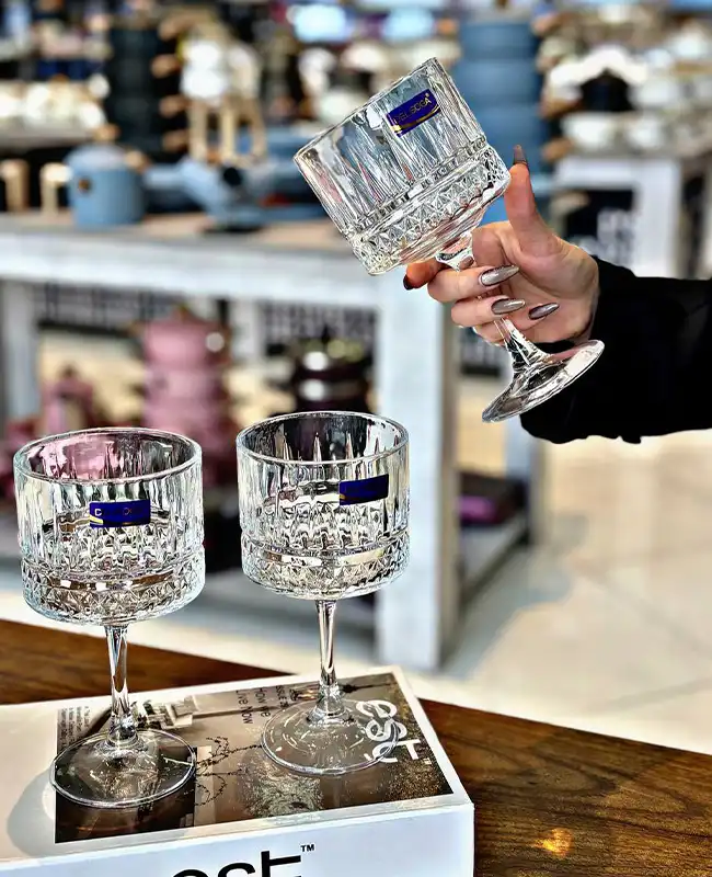 دسرخوری( بستنی خوری) 4 تایی DELI GLASS کد KIT-1114