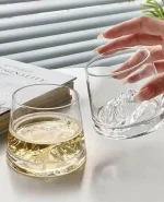 نیم لیوان 6 تایی کوه یخ DELI GLASS کد kit-1156